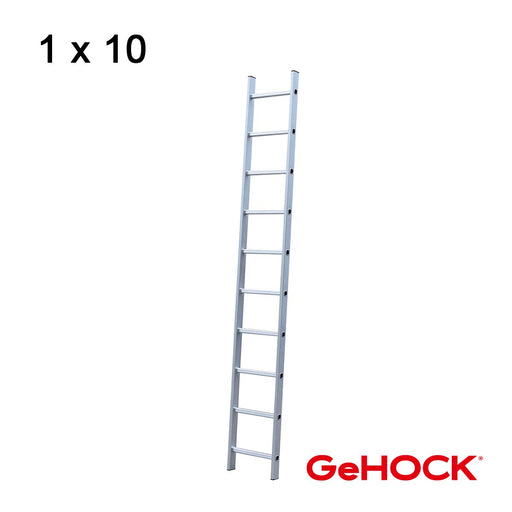 GeHOCK 605010 Σκάλα Αλουμινίου Επαγγελματική 1 x 10 Σκαλιά ΜΟΝΗ