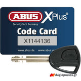 ABUS U-Lock GRANIT™ Extreme 59 Κλειδαριά Πέταλο Υπερασφαλείας Μοτοσυκλετών 310mm | dagiopoulos.gr