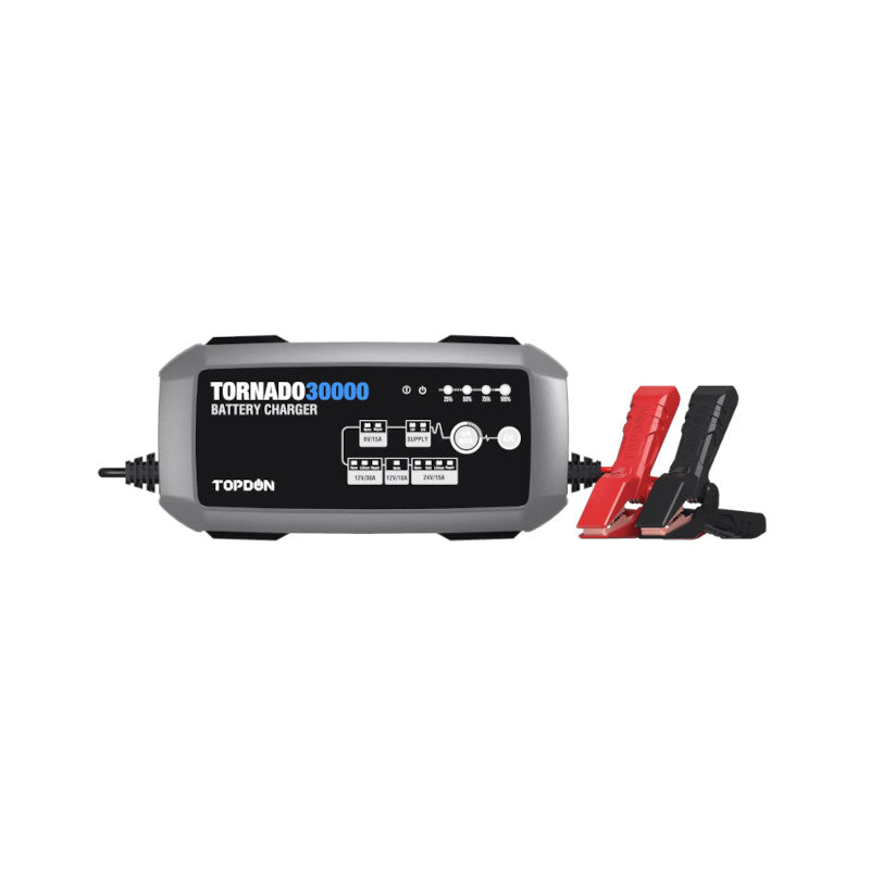 Topdon Tornado30000 Φορτιστής & Συντηρητής Μπαταρίας 6V&12V&24V 30A