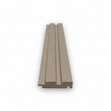 Πηχάκι Διπλό Τελείωματος Για 3D Wall Panel MDF Beat Deluxe 506090 Sand Grey 16mm x 77mm x 2750mm