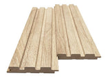 3D Wall Panel MDF Wave ST 501050 Sonoma Oak Με Πηχάκια 2750mm x 119mm x 16mm