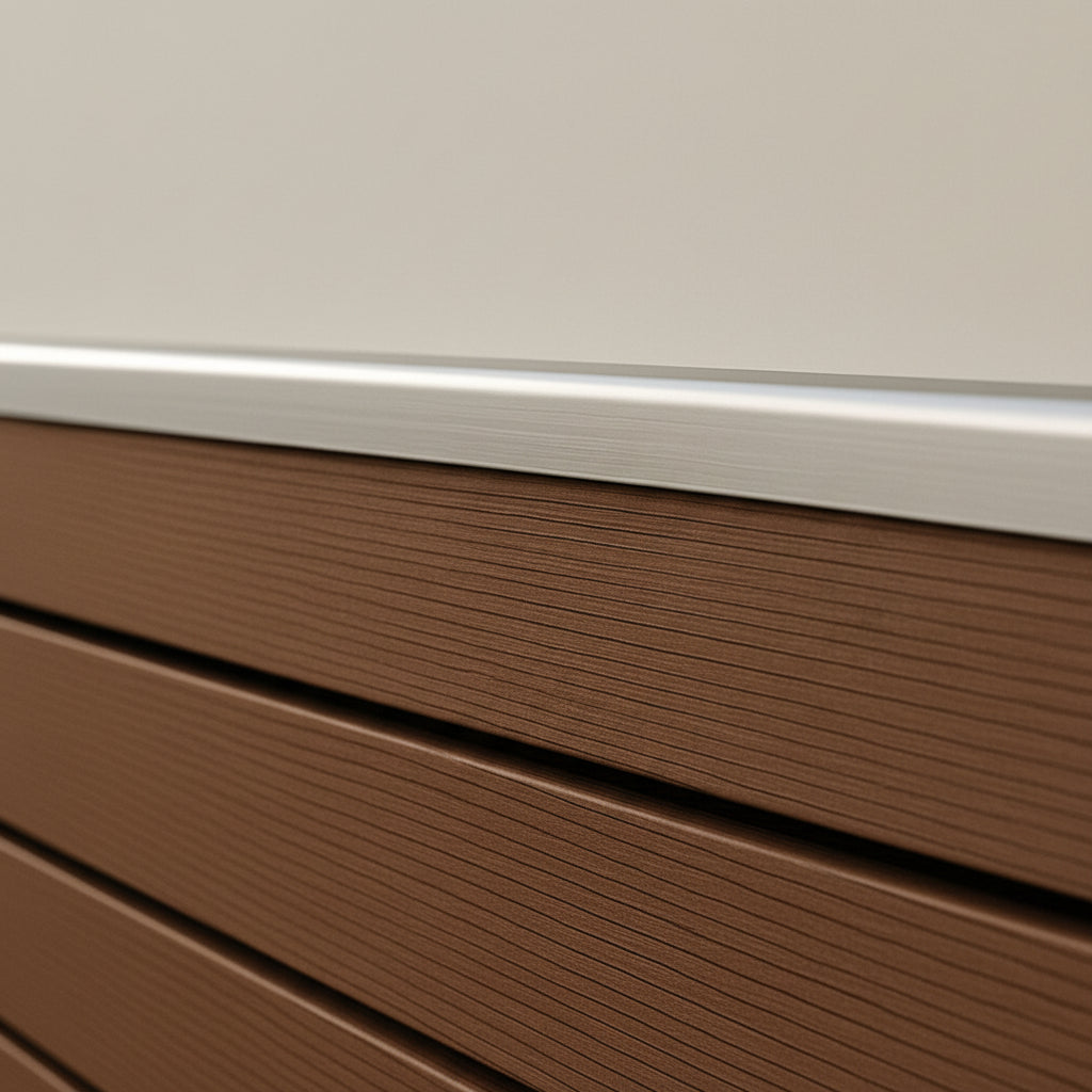 Κουπαστή Ανοδιωμένου Αλουμινίου 25mm x 60mm x 3mtr