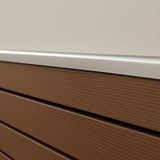 Κουπαστή Ανοδιωμένου Αλουμινίου 25mm x 60mm x 3mtr