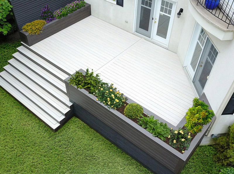 WPC Συνθετικό Δάπεδο DECK 40130 White 23x140x3600mm