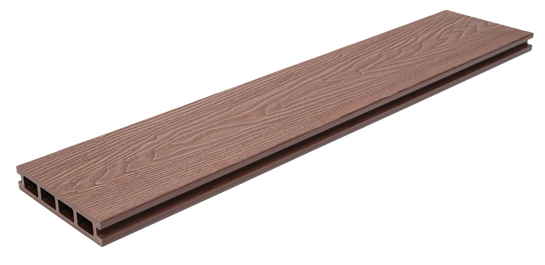 WPC Συνθετικό Δάπεδο DECK 8040 Light Brown 25x146x3600mm Νέας Γενιάς