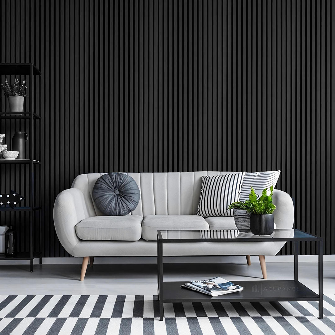 3D WPC 8570 Dark Grey Συνθετικό Panel 2ης Γενιάς Με Πηχάκια 25x176.5x2900mm