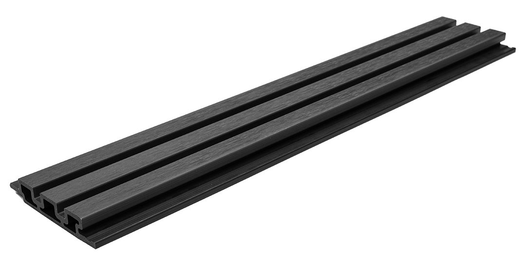 3D WPC  5570 Dark Grey Συνθετικό Panel 2ης Γενιάς Με Πηχάκια 25x147.5x2900mm