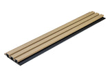 3D WPC 5550 Light Oak Συνθετικό Panel 2ης Γενιάς Με Πηχάκια 25x147.5x2900mm