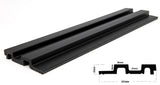 3D PS Wall Panel Residence 10 Black Με Πηχάκια 21x122x2900mm