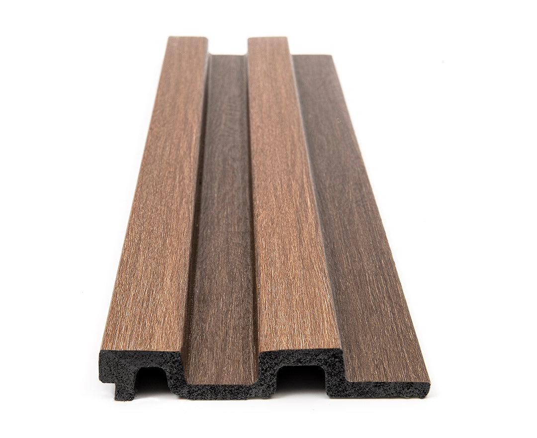 3D PS Wall Panel Residence 14 Golden Brown Oak Με Πηχάκια 21x122x2900mm