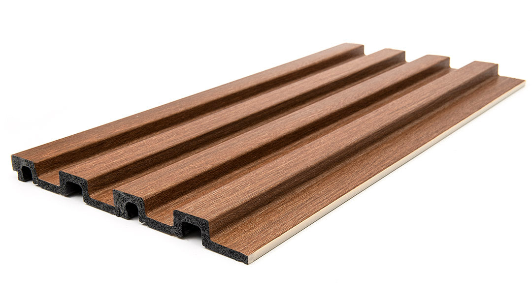 3D PS Wall Panel Residence 07 Classic Oak Με Πηχάκια 122x21x2900mm