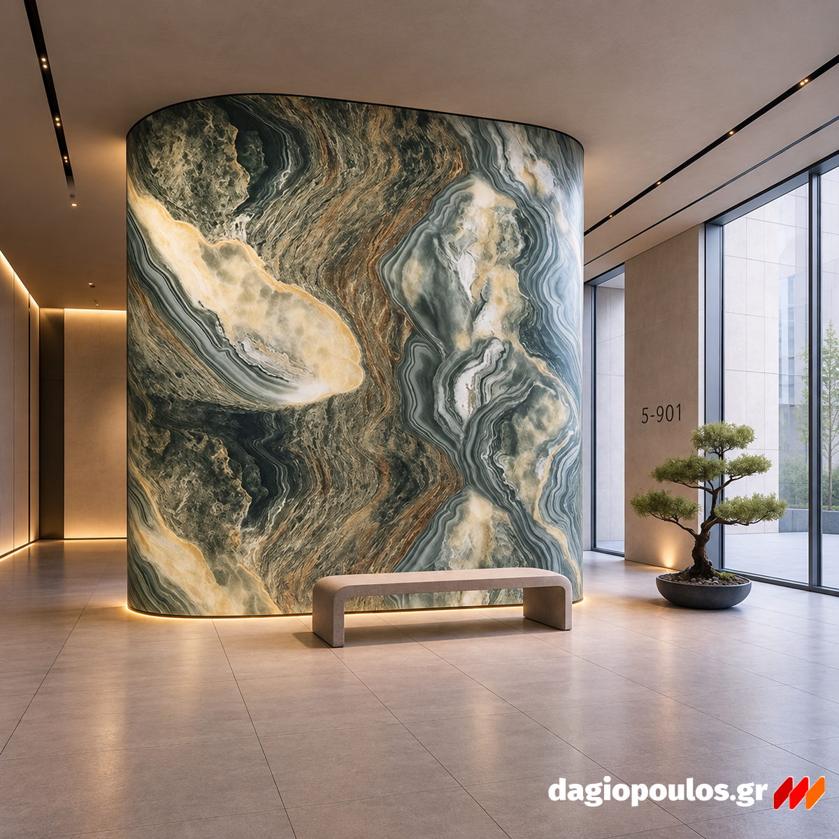 Mega Panel PVC 901 ONYX GREEN 1220mmx2800mm