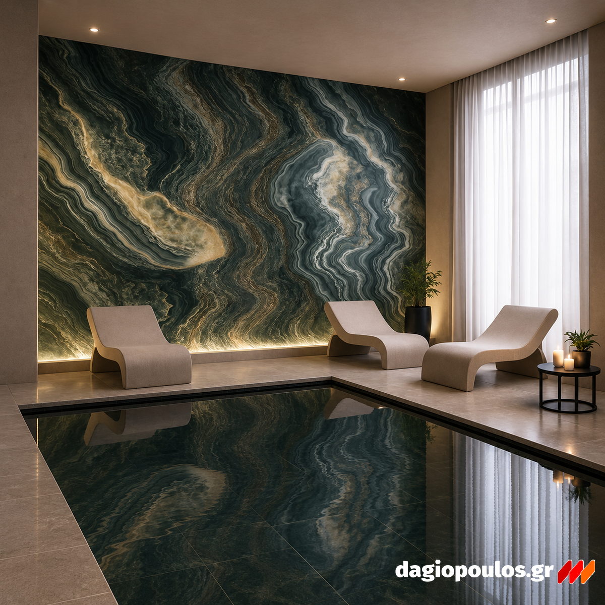 Mega Panel PVC 901 ONYX GREEN 1220mmx2800mm