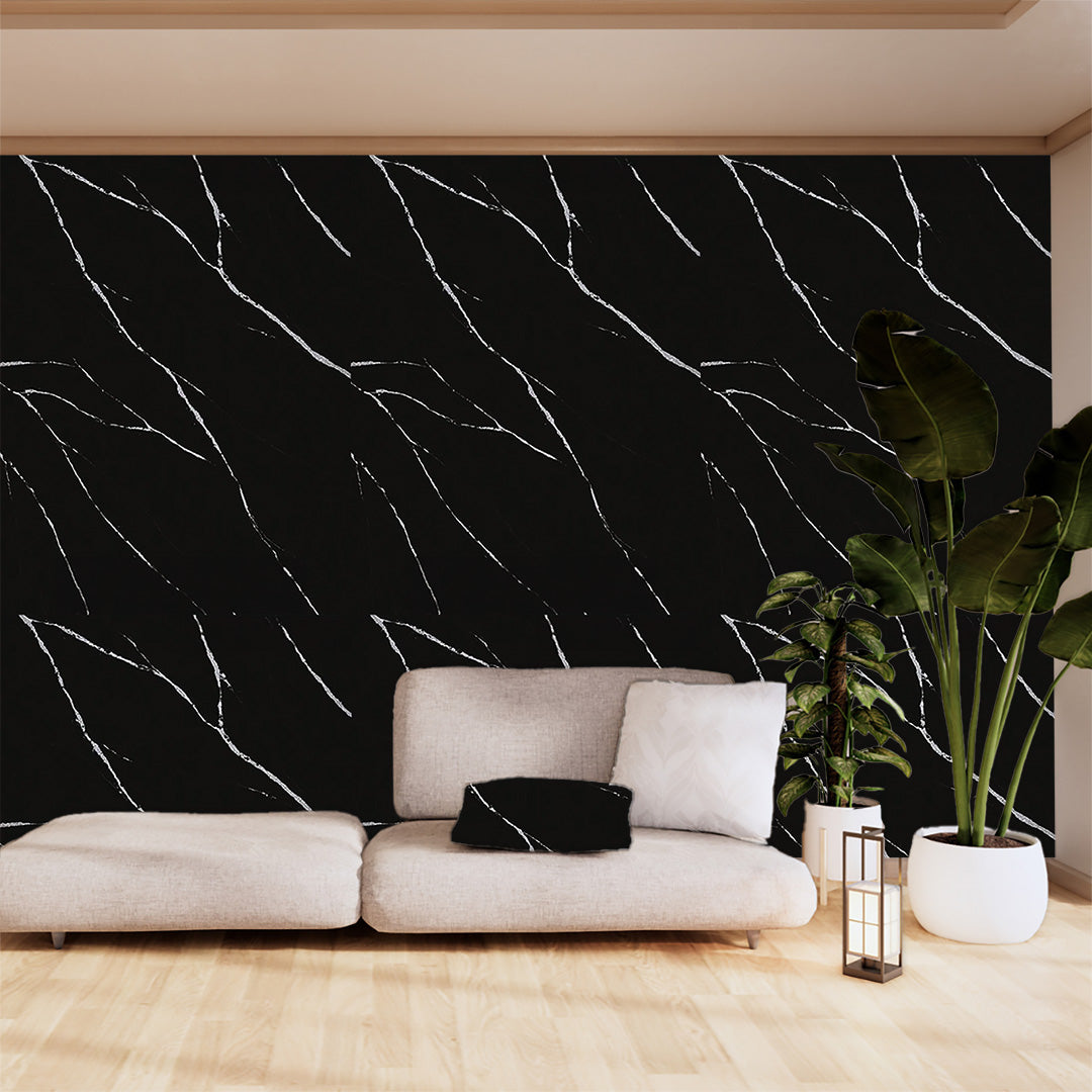 Mega Panel PVC 204 CARRARA BLACK 1220mmx2800mm