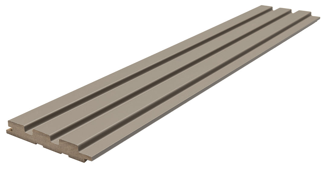 3D Wall Panel MDF Beat DL 506090 Sand Grey Με Πηχάκια 2750mm x 119mm x 16mm