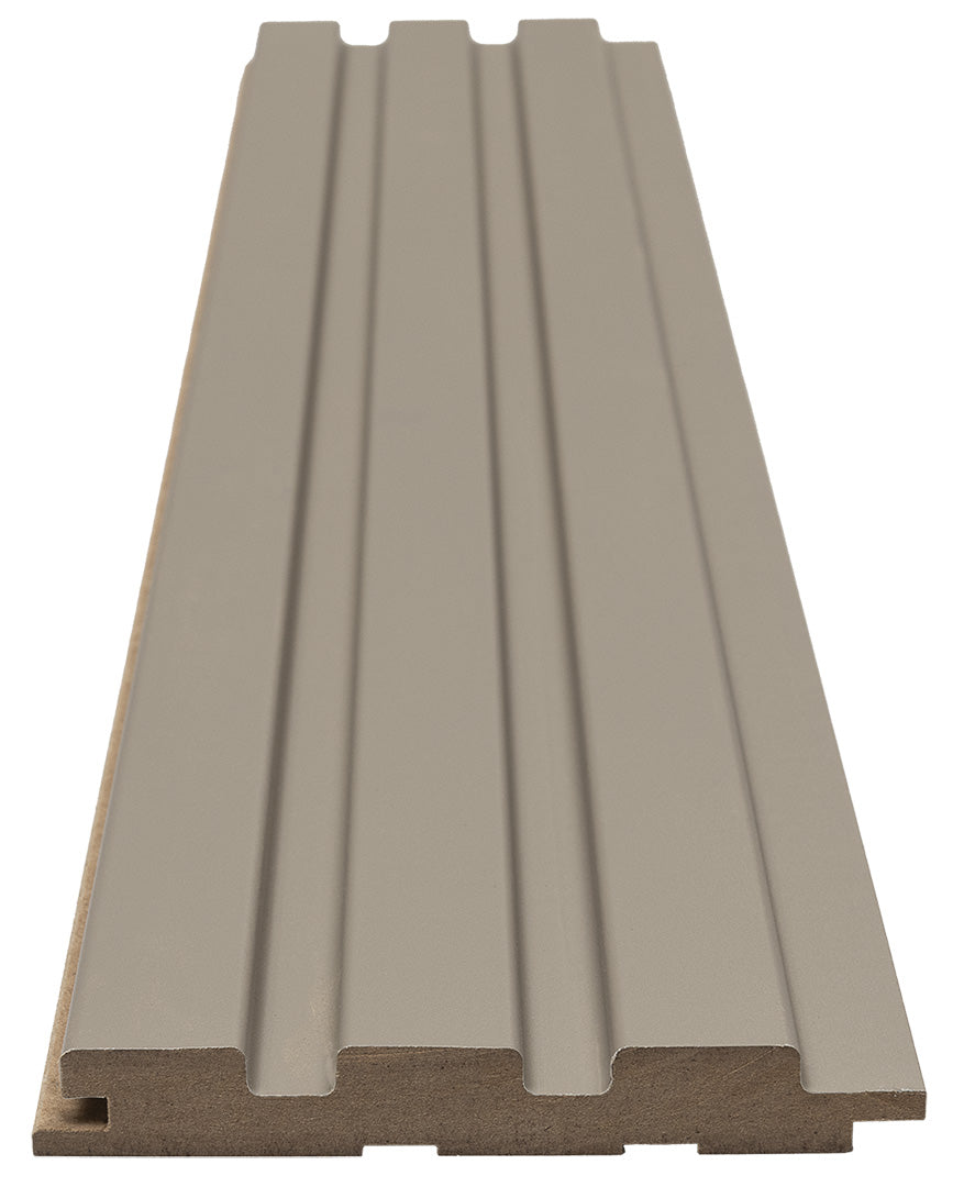 3D Wall Panel MDF Beat DL 506090 Sand Grey Με Πηχάκια 2750mm x 119mm x 16mm