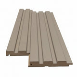 Πηχάκι Διπλό Τελείωματος Για 3D Wall Panel MDF Beat Deluxe 506090 Sand Grey 16mm x 77mm x 2750mm