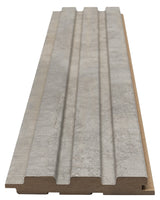 3D Wall Panel MDF Beat ST 504070 Chicago Concrete Με Πηχάκια 2750mm x 119mm x 16mm