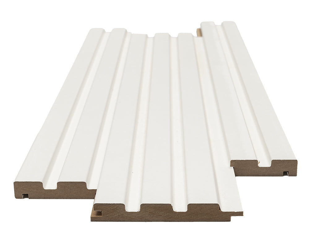 Πηχάκι Διπλό Έναρξης Για 3D Wall Panel MDF Beat ST 502040 White 16mm x 66,5mm x 2750mm