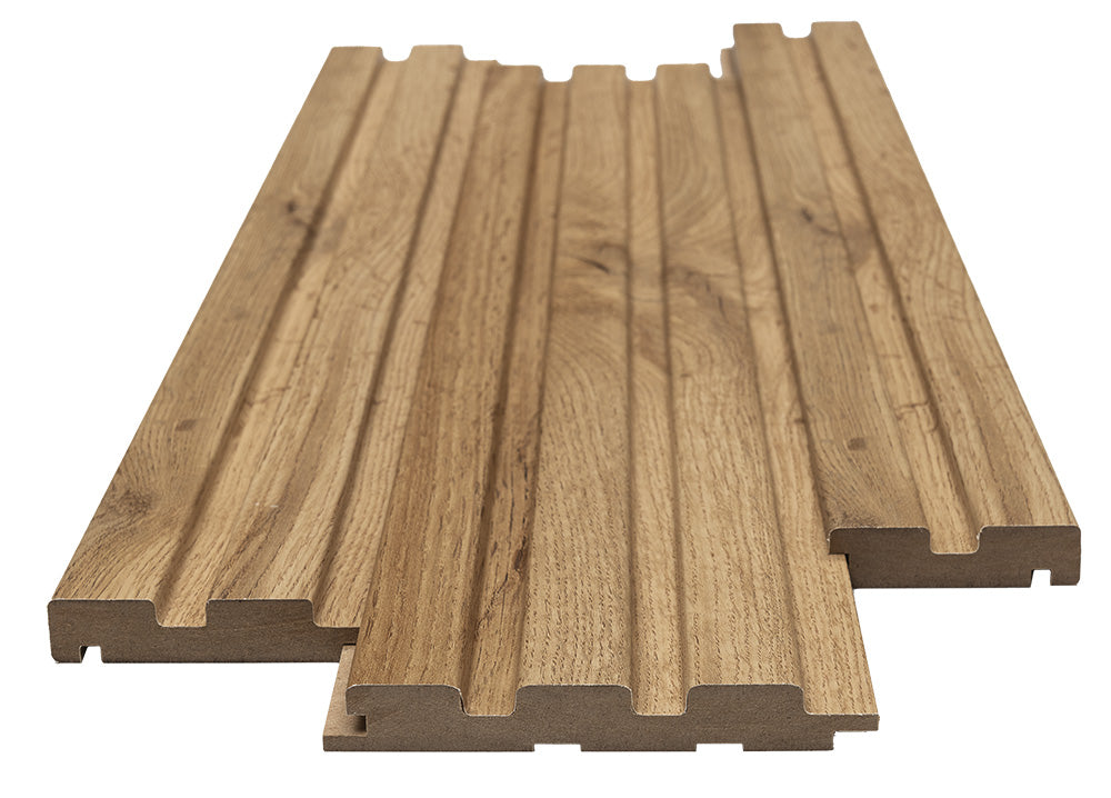 Πηχάκι Διπλό Έναρξης Για 3D Wall Panel MDF Beat ST 508090 Pecan 16mm x 66,5mm x 2750mm