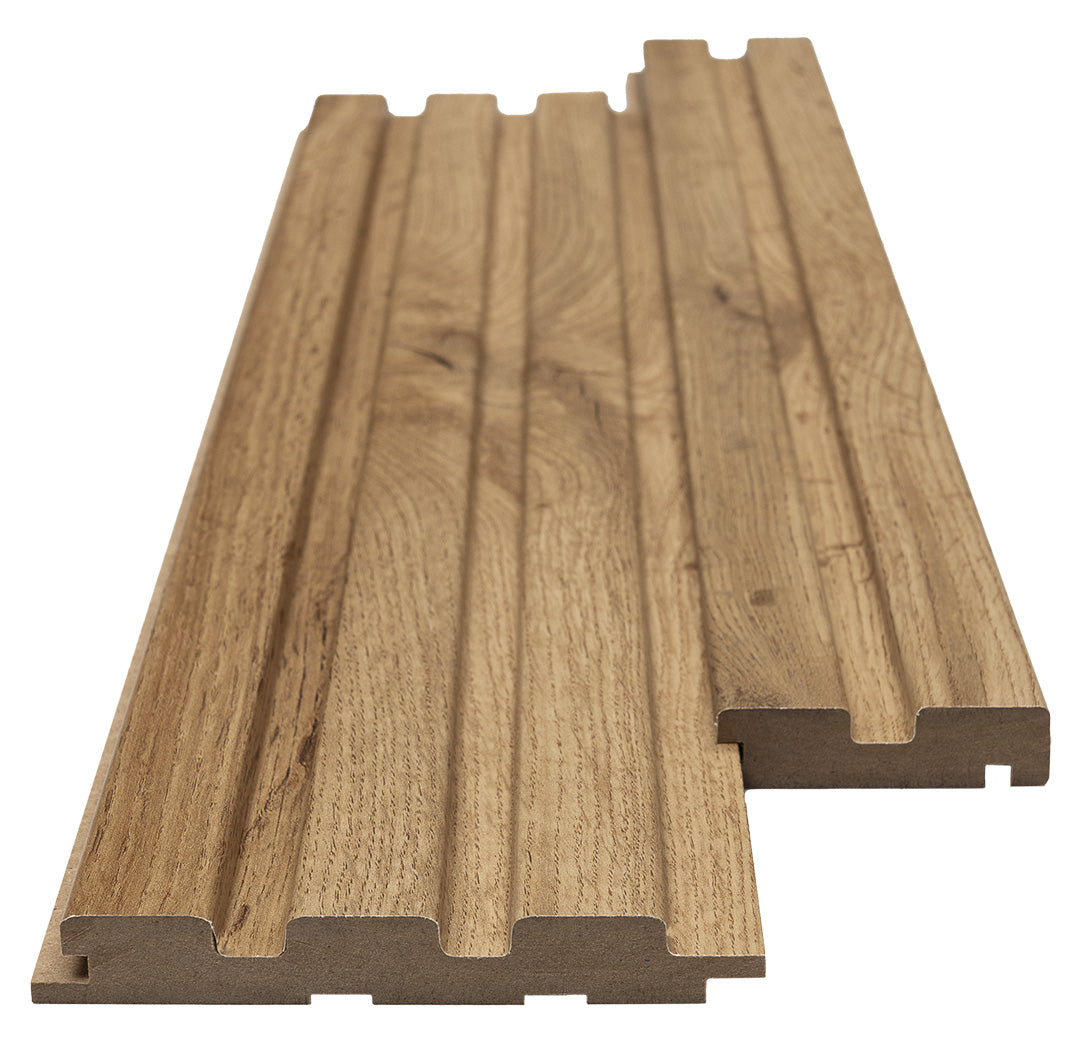 Πηχάκι Διπλό Έναρξης Για 3D Wall Panel MDF Beat ST 508090 Pecan 16mm x 66,5mm x 2750mm