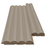 Πηχάκι Διπλό Έναρξη - Τελείωμα Για 3D Wall Panel MDF Wave Deluxe 806090 Sand Grey 16mm x 55mm x 2750mm