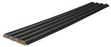 3D Wall Panel MDF Wave ST 805090 Black Edition Με Πηχάκια 2750mm x 119mm x 16mm