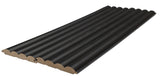 3D Wall Panel MDF Wave ST 805090 Black Edition Με Πηχάκια 2750mm x 119mm x 16mm