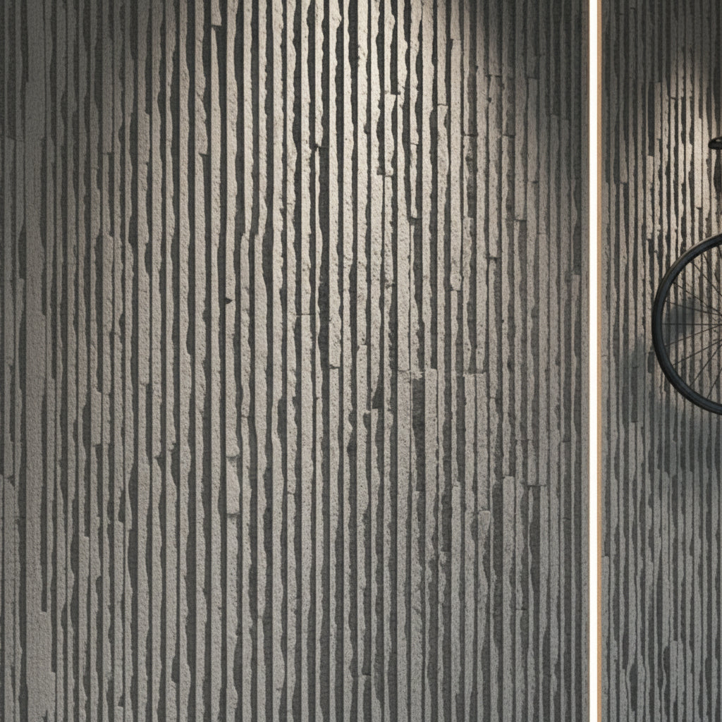 Panel Εύκαμπτης Πέτρας 111040 MURETTO STONE 600mm x 1200mm LIGHT GREY