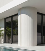 Panel Εύκαμπτης Πέτρας 113020 RIPPLE BOARD 600mm x 1200mm BEIGE WHITE
