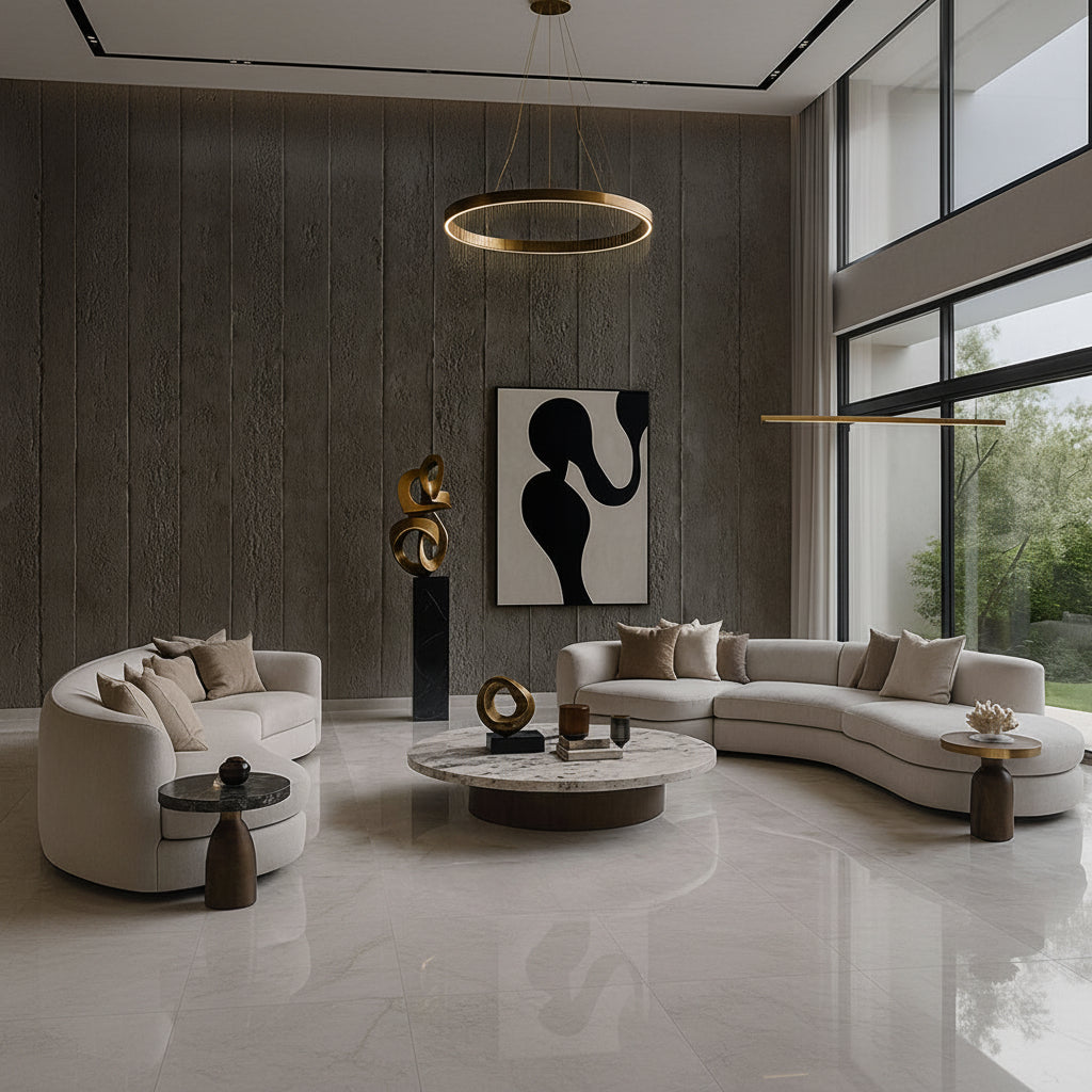 Panel Εύκαμπτης Πέτρας 117050  CONCRETE BOARD 600mm x 1200mm MEDIUM GREY