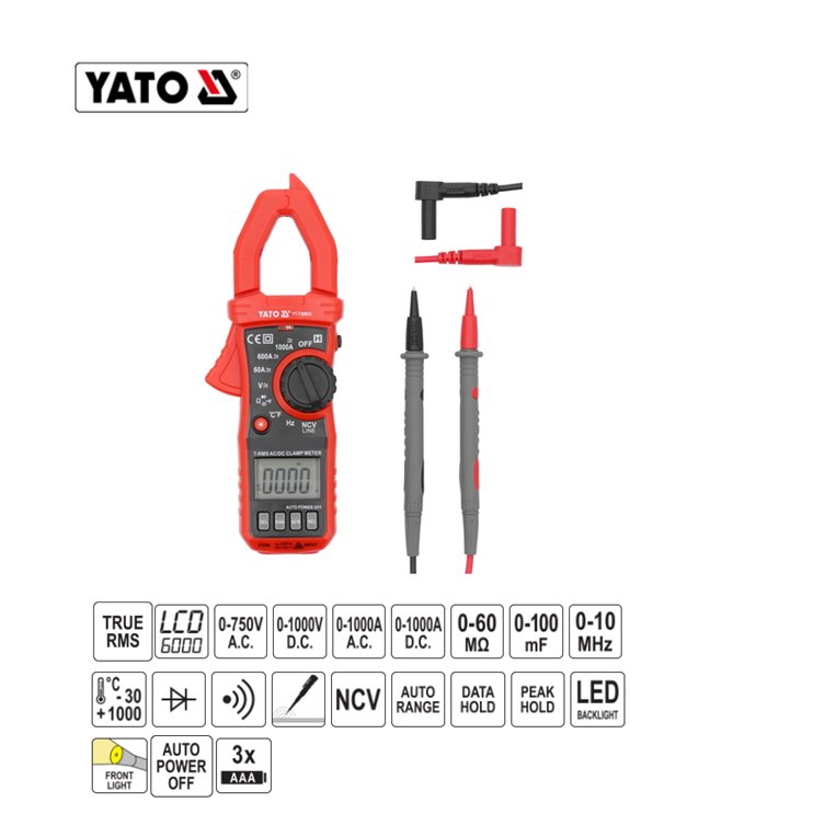 Yato YT-730933 Αμπεροτσιμπίδα 1000Α
