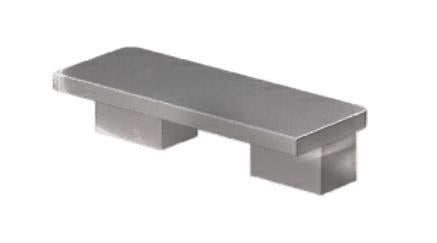 Τάπα Κολώνας 25mm x x60mm Για Κολώνα 50mm x 50mm