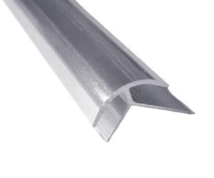 Προφίλ Εξωτερική Γωνία Αλουμίνιου Oval Ν04 16mm ΓΙΑ Mega Panel PVC