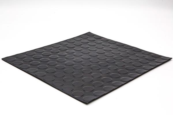 Δάπεδο Καουτσούκ 9004 Stud Τάπα 3mm 1m