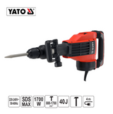 Yato YT-82003 SDS Max Ηλεκτρικό Πνευματικό Κατεδαφιστικό Πιστολέτο 1700W 40.0J 11.8Kg