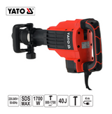 Yato YT-82003 SDS Max Ηλεκτρικό Πνευματικό Κατεδαφιστικό Πιστολέτο 1700W 40.0J 11.8Kg