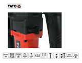 Yato YT-82118 SDS Plus Ηλεκτρικό Πνευματικό Πιστολέτο 3 Λειτουργιών 1100W 4.5J 4.8Kg