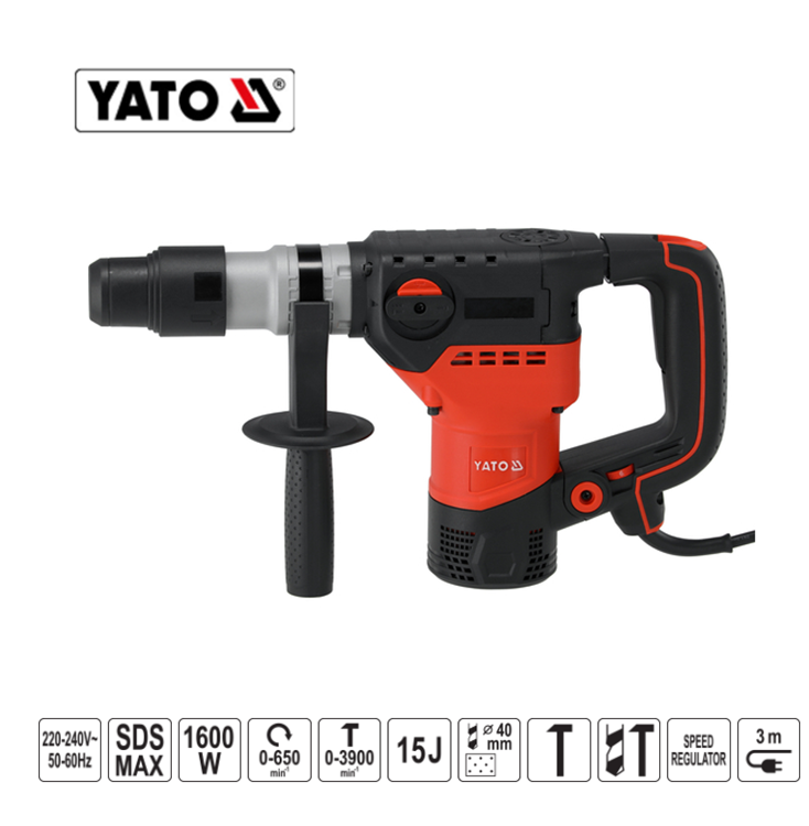Yato YT-82132 SDS Max Ηλεκτρικό Πνευματικό Πιστολέτο 1600W 15.0J 6.6Kg