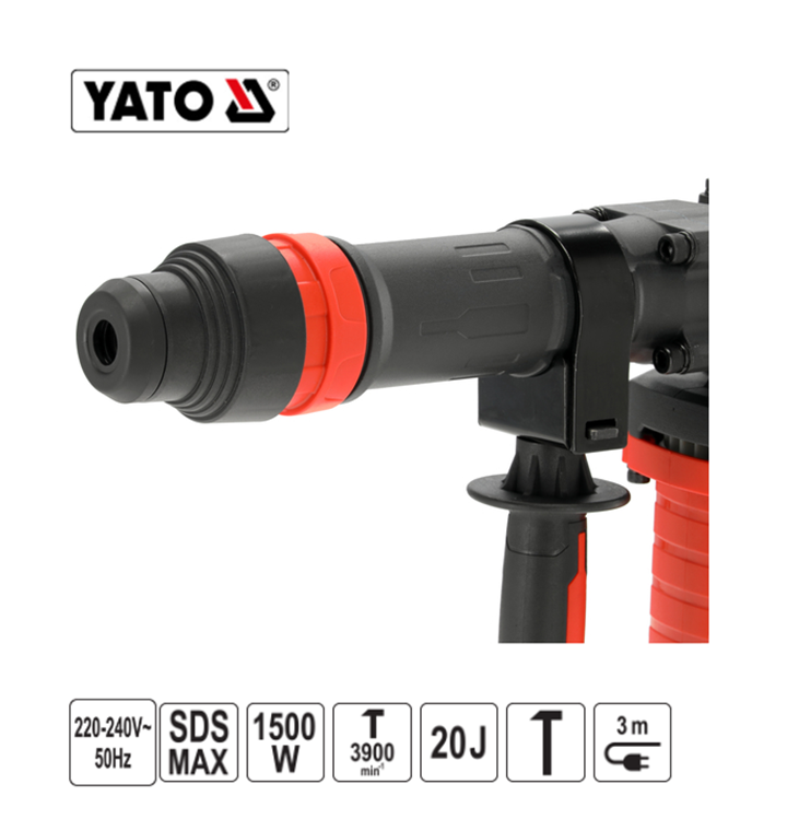 Yato YT-82134 SDS Max Ηλεκτρικό Πνευματικό Πιστολέτο 1500W 20.0J 6.6Kg