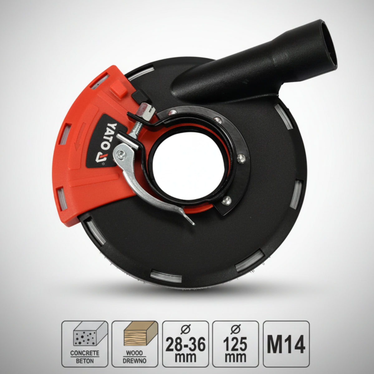 Yato YT-82994 Συλλέκτης Σκόνης Μ14 125mm