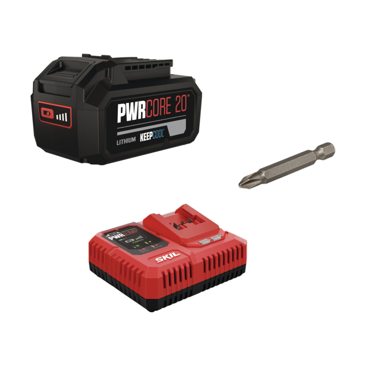 Skil 3231 CA 20V Max Brushless Παλμικό Κατσαβίδι Μπαταρίας 20V Li-Ion & 3111 AA Μπαταρία 4.0Ah Ταχυφορτιστής