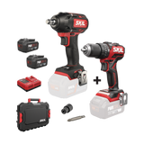 Skil 3075 HB - 3281 CA 20V Max ΣΕΤ Brushless Κρουστικό Δραπανοκατσάβιδο - Μπουλονόκλειδο 20V Li-Ion 2 Μπατ.4.0Ah - Ταχυφορτιστής - Βαλίτσα