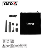 Yato YT-85687 Brushless Μini Σκουπάκι-Φυσητήρας Μπαταρίας Επαναφορτιζόμενο 2 Σε 1 70W