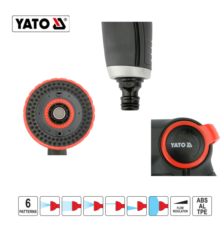 Yato YT-89514 Πιστόλι Ποτίσματος 6 Λειτουργιών