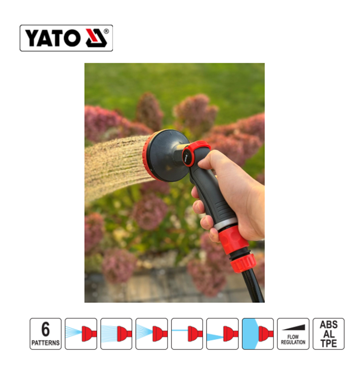 Yato YT-89514 Πιστόλι Ποτίσματος 6 Λειτουργιών