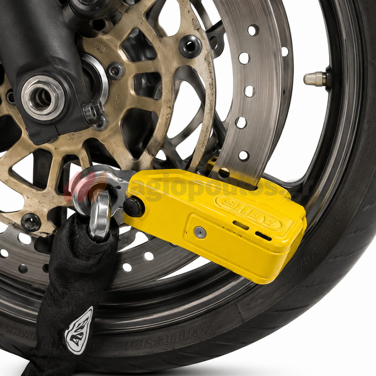 Abus 8077 GRANIT™ Detecto XPlus™ 2.0 Κλειδαριά Μοτοσυκλέτας Δισκόφρενου