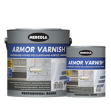 Mercola Armor Varnish Διαφανές Υβριδικό PU – Ακρυλικό Βερνίκι Νερού ΣΑΤΙΝΕ
