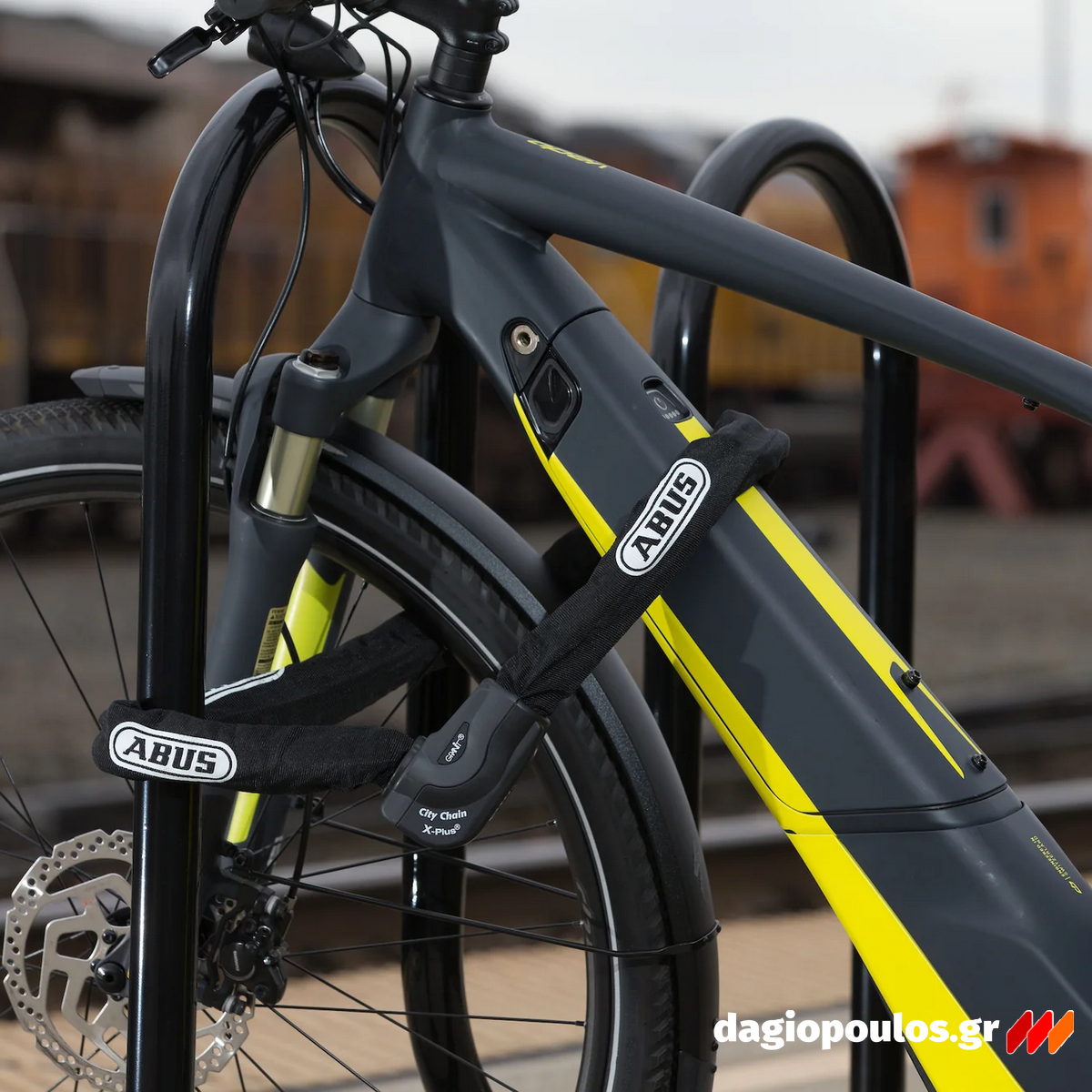 Abus 1060/140 GRANIT CityChain XPlus™ Κλειδαριά Μοτοσυκλέτας - Ποδηλάτου Αλυσίδας Με Κλειδί 140cm