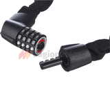 Abus 1385/85 Tresor Black Κλειδαριά Μοτοσυκλέτας - Ποδηλάτου Αλυσίδας Με Συνδυασμό 85cm